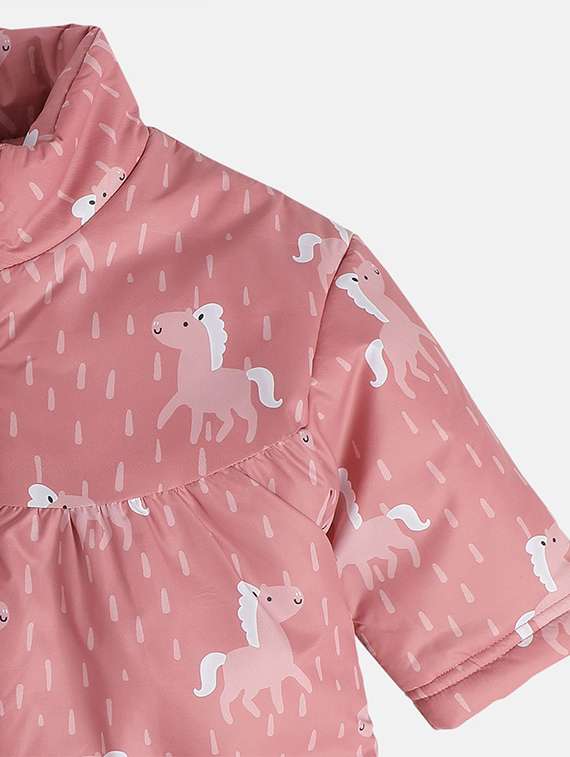 girls printed long sleeves jacket - 21620311 -  Standard Image - 3