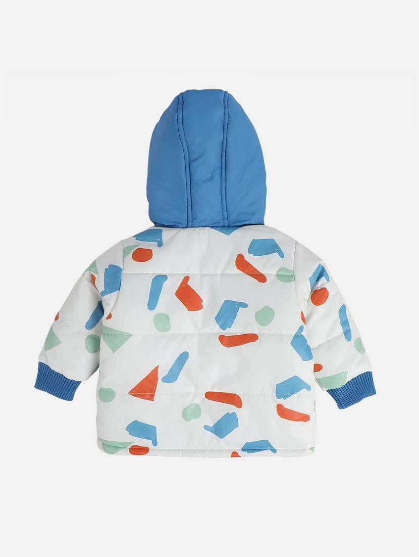boys printed hooded reversible jacket - 21620354 -  Standard Image - 3