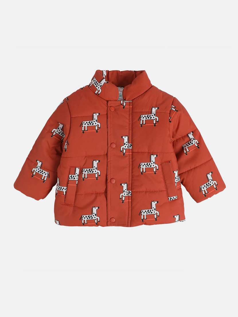 boys printed long sleeves jacket - 21620376 -  Zoom Image - 0