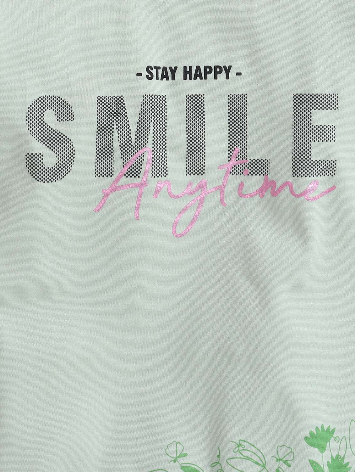 girls typographic full sleeves tees - 21620382 - Standard Image - 3