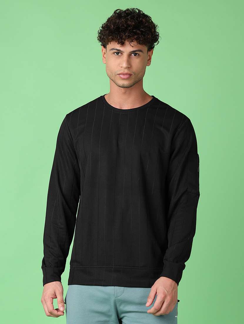 men long sleeves plain t-shirt