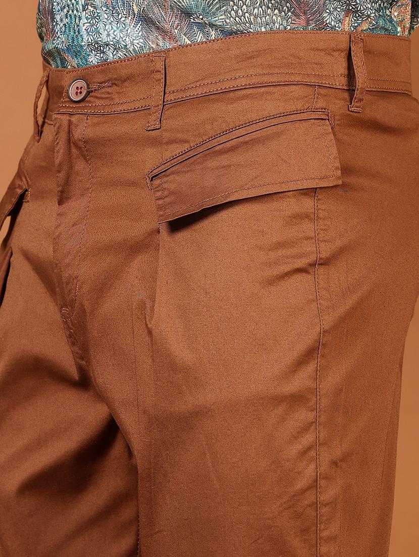 men solid mid rise chino - 21620627 - Standard Image - 5