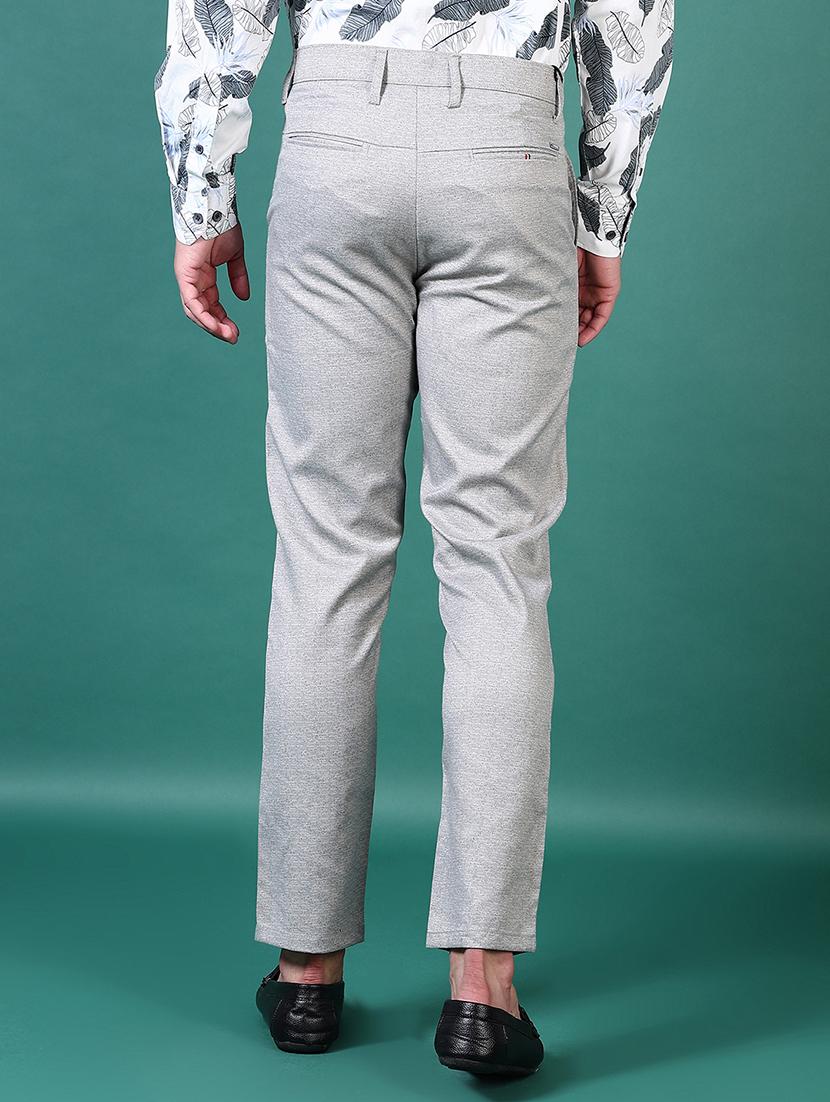men mid rise textured chinos - 21620681 - Standard Image - 3