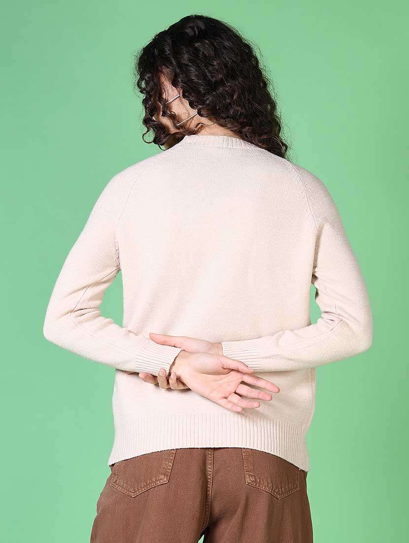 women pearl embellished long sleeve pullover - 21620765 -  Standard Image - 3