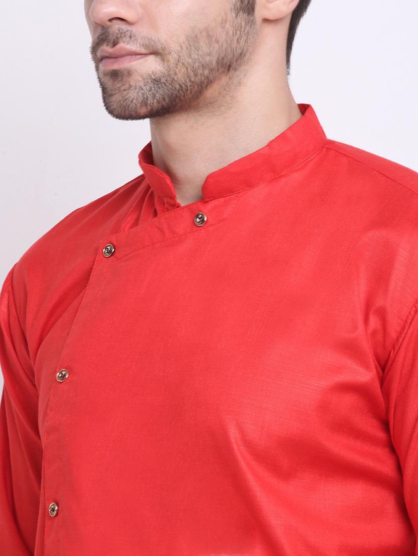 men printed long sleeve ethnic wear set - 21621413 - Standard Image - 3