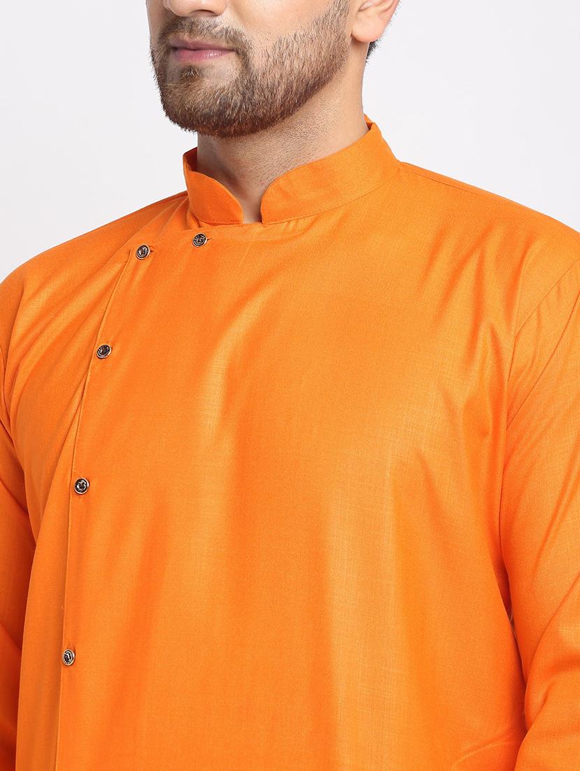 men solid long sleeve ethnic wear set - 21621426 - Standard Image - 3