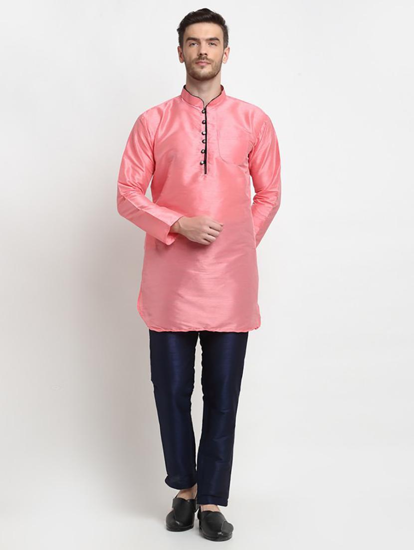 men solid long sleeve ethnic wear set - 21621463 - Zoom Image - 0
