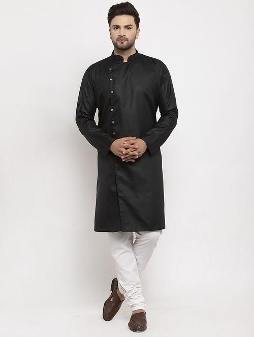 men solid long sleeve ethnic wear set - 21621693 - Standard Image - 0