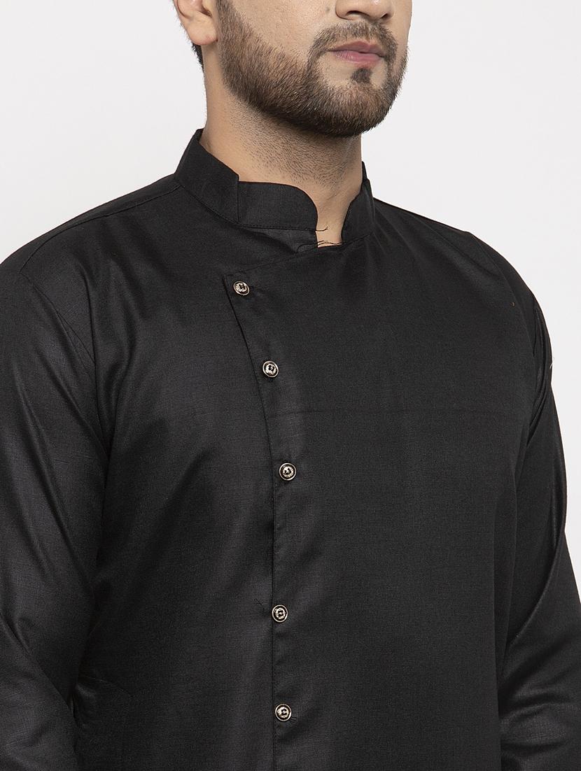 men solid long sleeve ethnic wear set - 21621693 - Standard Image - 3