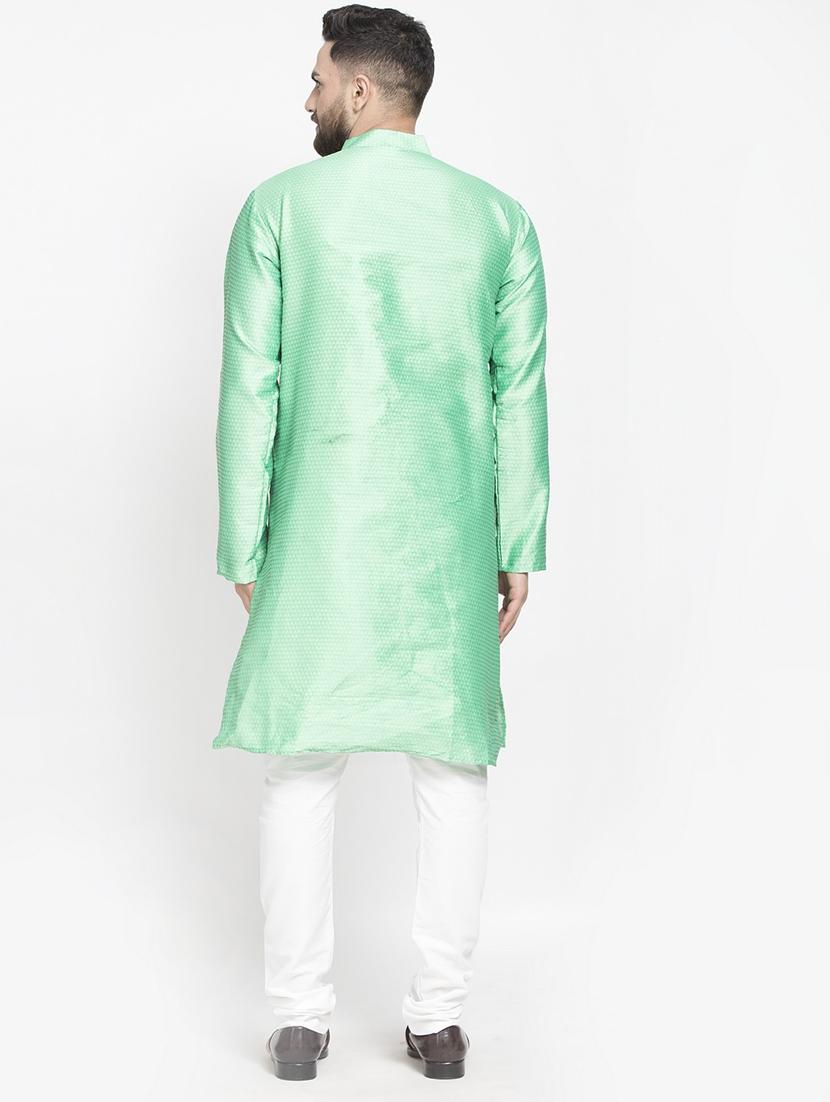 men self designed long sleeve ethnic wear set - 21621694 - Standard Image - 3