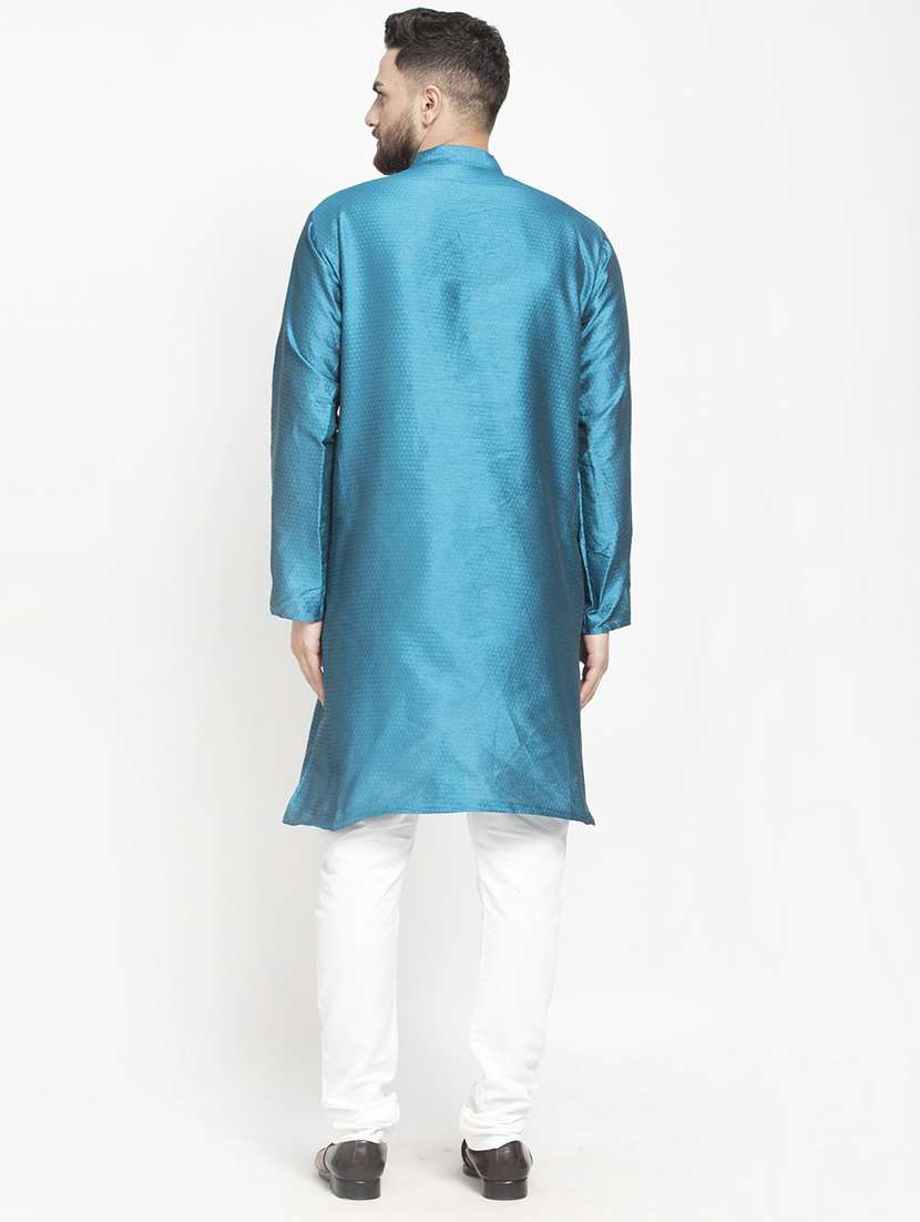 men self designed long sleeve ethnic wear set - 21621696 - Standard Image - 3