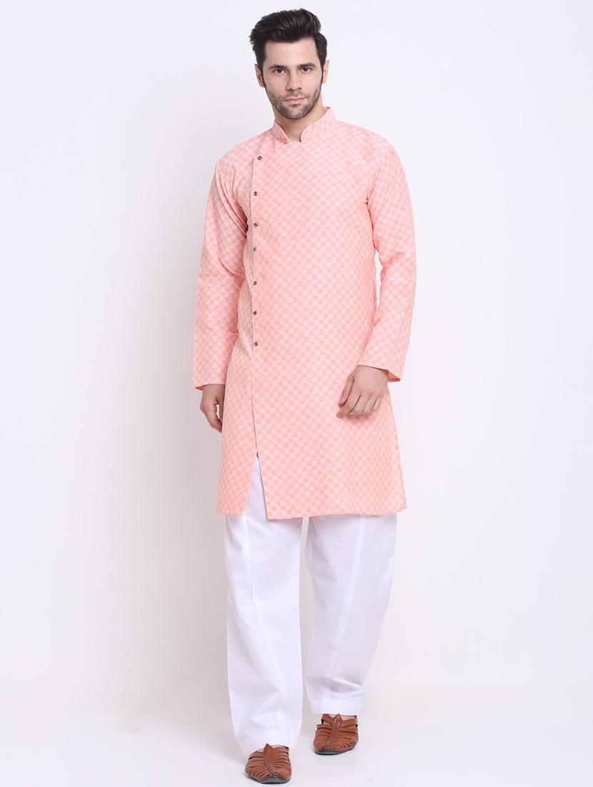 men self designed long sleeve ethnic wear set - 21621704 -  Zoom Image - 0