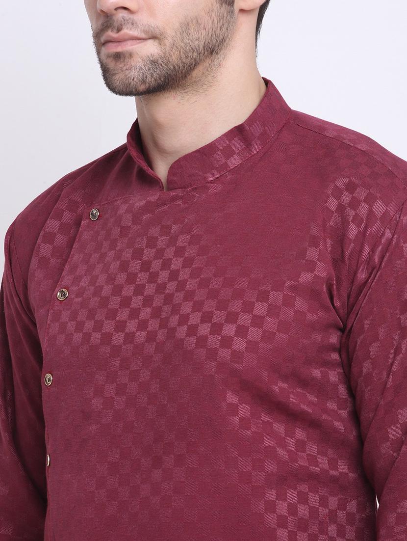 men self designed long sleeve ethnic wear set - 21621705 - Standard Image - 3