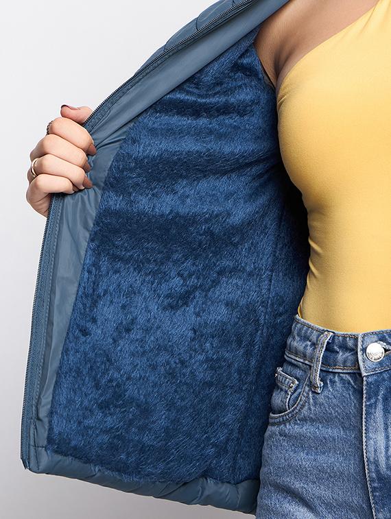 women long sleeves solid quilted jacket - 21623057 - Standard Image - 5