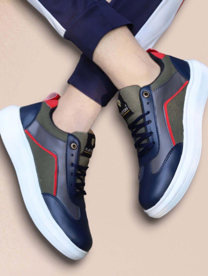 men color block lace up sneaker - 21623068 - Standard Image - 5