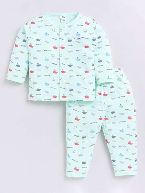 kids printed full length twin set - 21623800 - Standard Image - 0