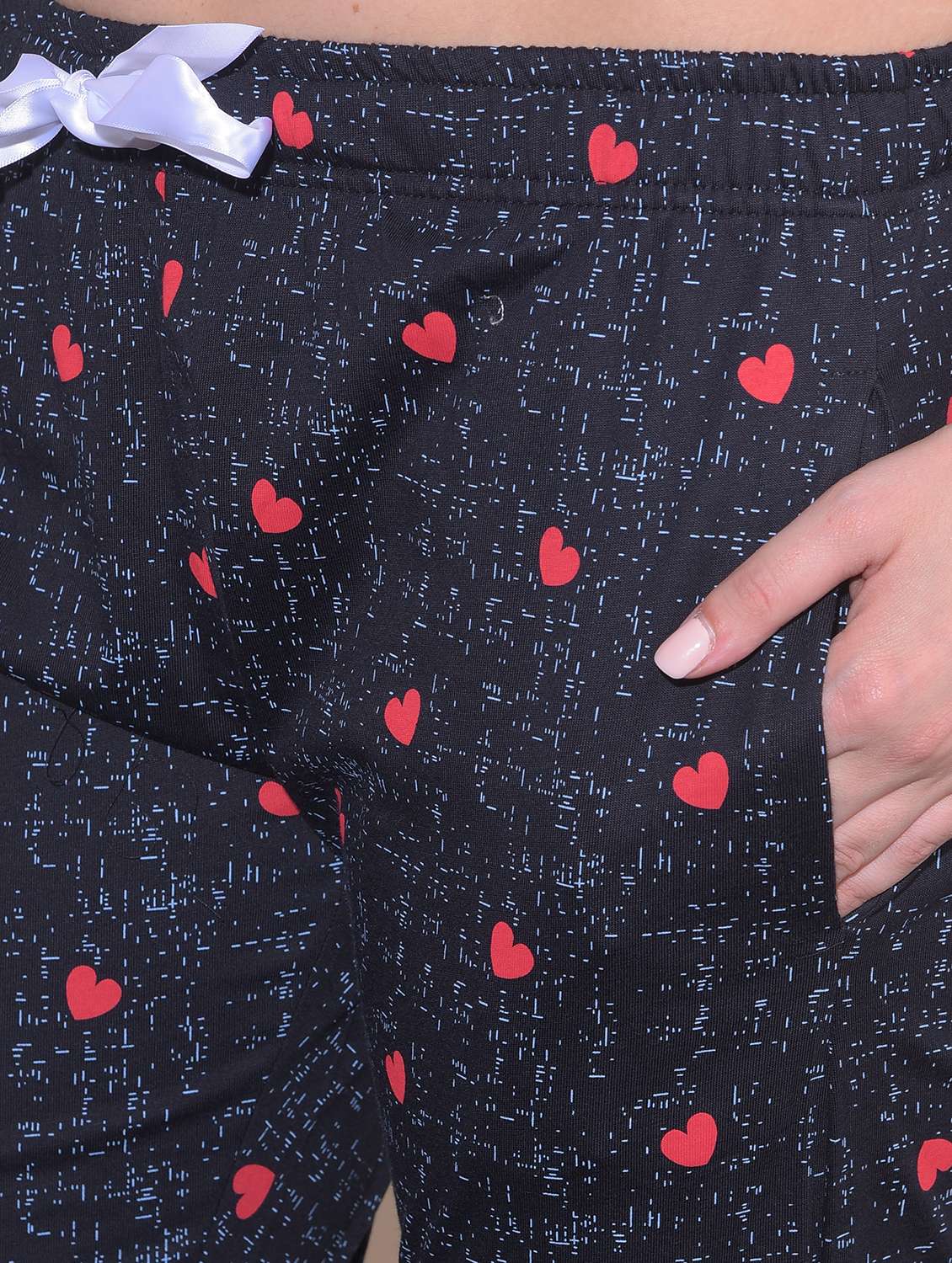 women printed capri nightwear set - 21624301 -  Standard Image - 3