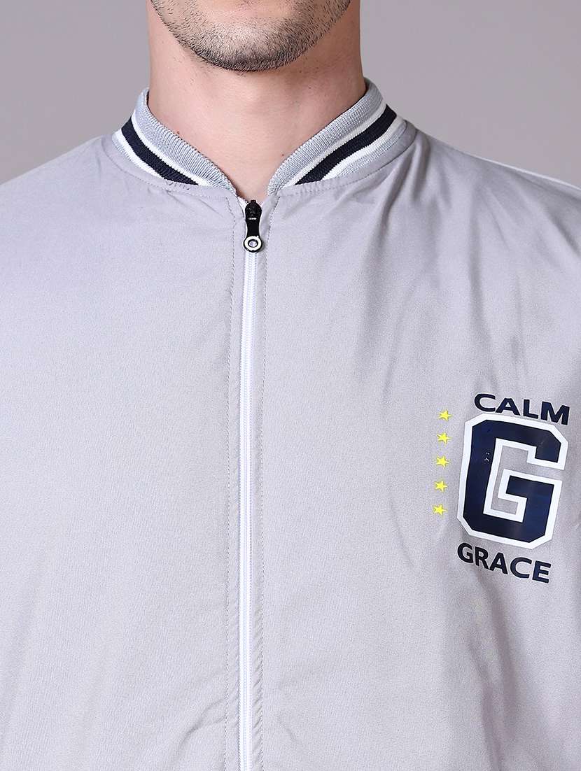 men color block long sleeve varsity jacket - 21624383 -  Standard Image - 5