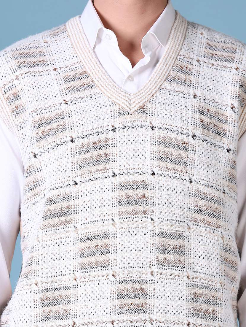 men v-neck sleeveless pullover - 21624396 -  Standard Image - 5