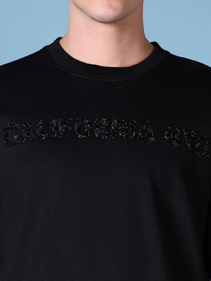 men chest printed long sleeve sweatshirt - 21624443 -  Standard Image - 5