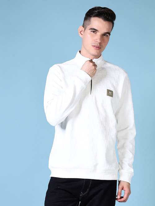 men plain long sleeve sweatshirt - 21624444 -  Standard Image - 0