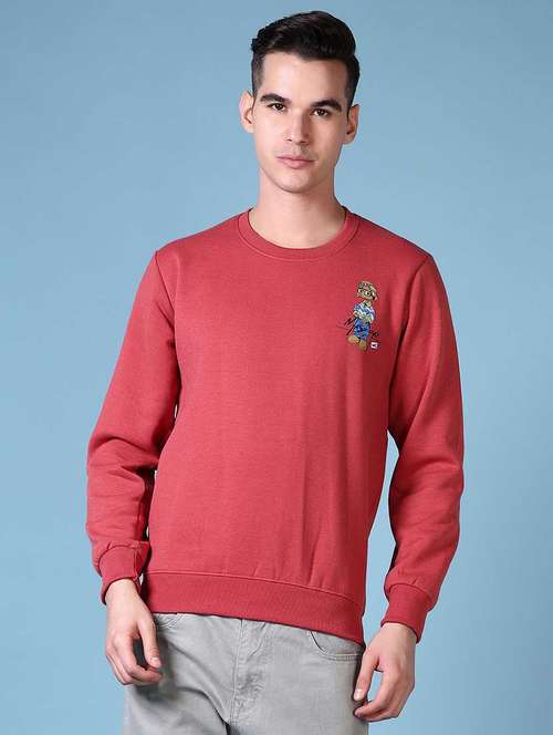 men back print long sleeve sweatshirt - 21624493 -  Standard Image - 0