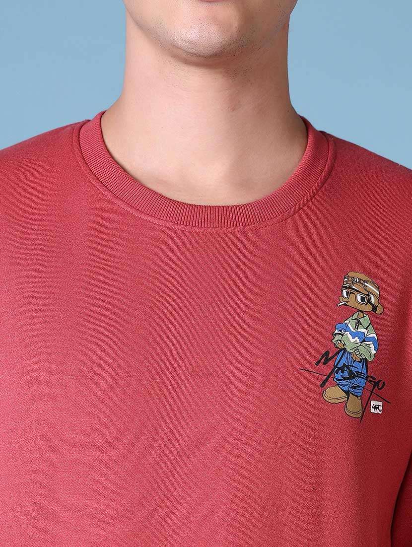 men back print long sleeve sweatshirt - 21624493 -  Standard Image - 5