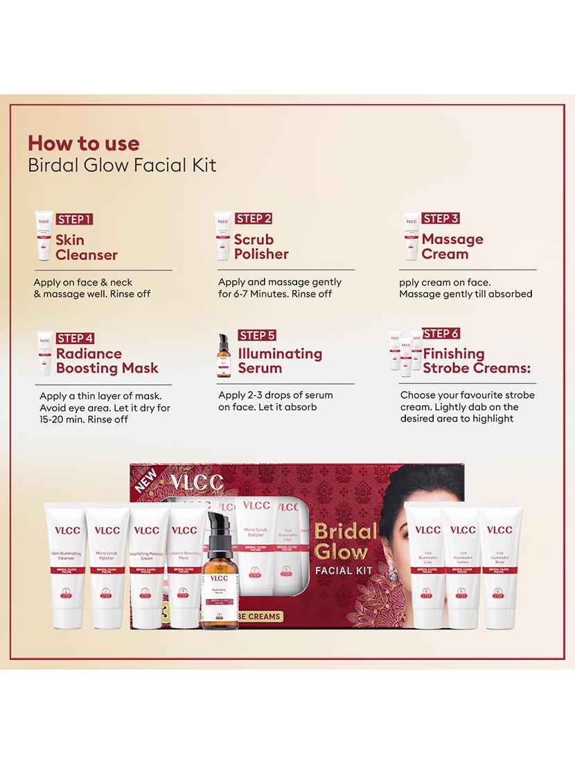 vlcc honey moisturise - 100ml & bridal glow facial kit - 50g - 21624926 - Standard Image - 5