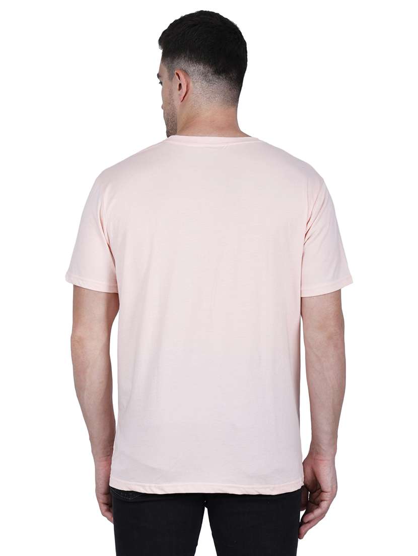 men rosewater typographic round neck regular fit t-shirt - 21627205 -  Standard Image - 3