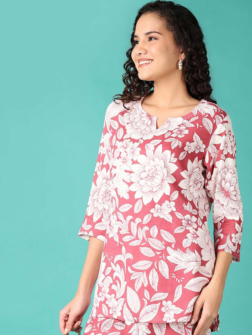 women floral printed co-ord sets - 21627458 -  Standard Image - 3