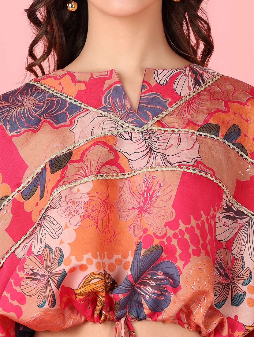 women multi color floral co-ord set - 21627459 - Standard Image - 5