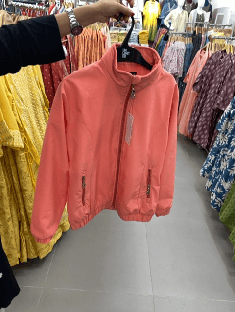 peach poly tpu jacket - 21627601 - Standard Image - 0