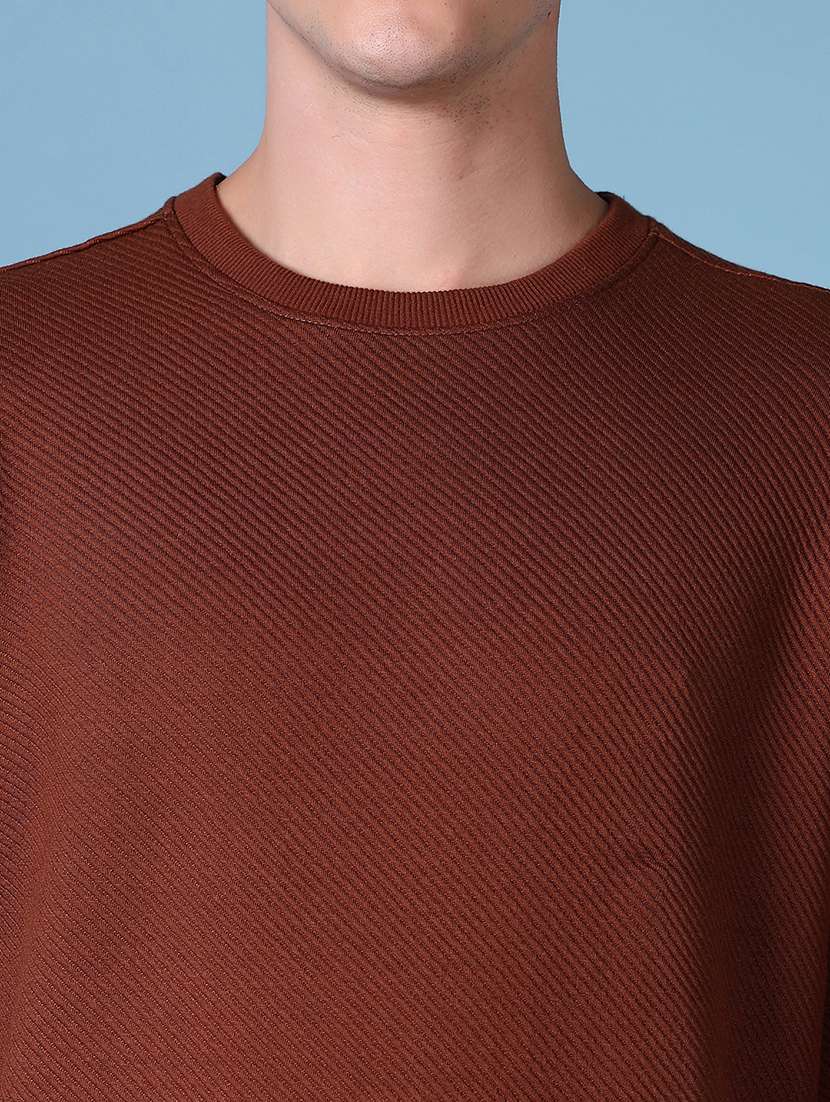 men solid long sleeve sweatshirt - 21627605 -  Standard Image - 5