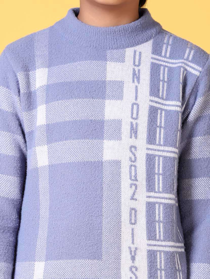 boys self design long sleeve sweater - 21627657 -  Standard Image - 5