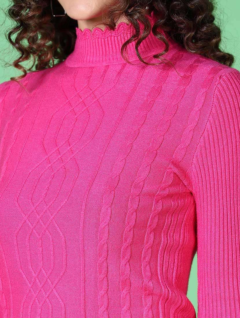 women self design long sleeve pullover - 21627705 -  Standard Image - 5