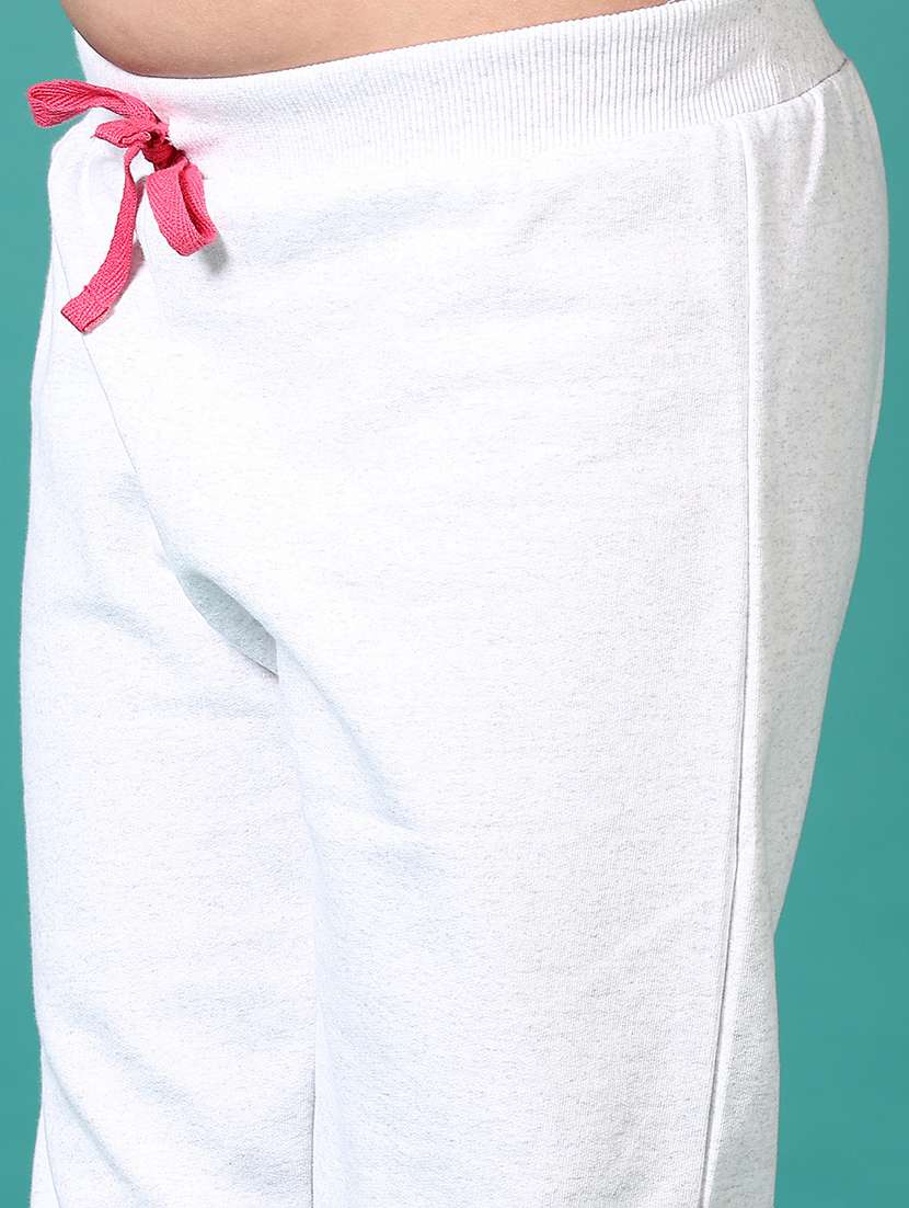 girls typography print sweatshirt & joggers full length sets - 21627706 -  Standard Image - 5