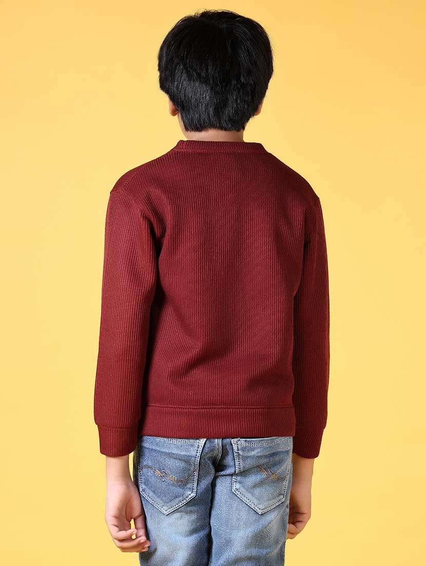 boys solid long sleeve sweatshirt - 21627714 -  Standard Image - 3