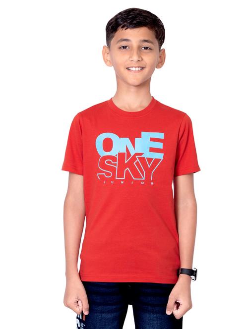unisex front printed round neck t-shirt - 21627844 - Standard Image - 0