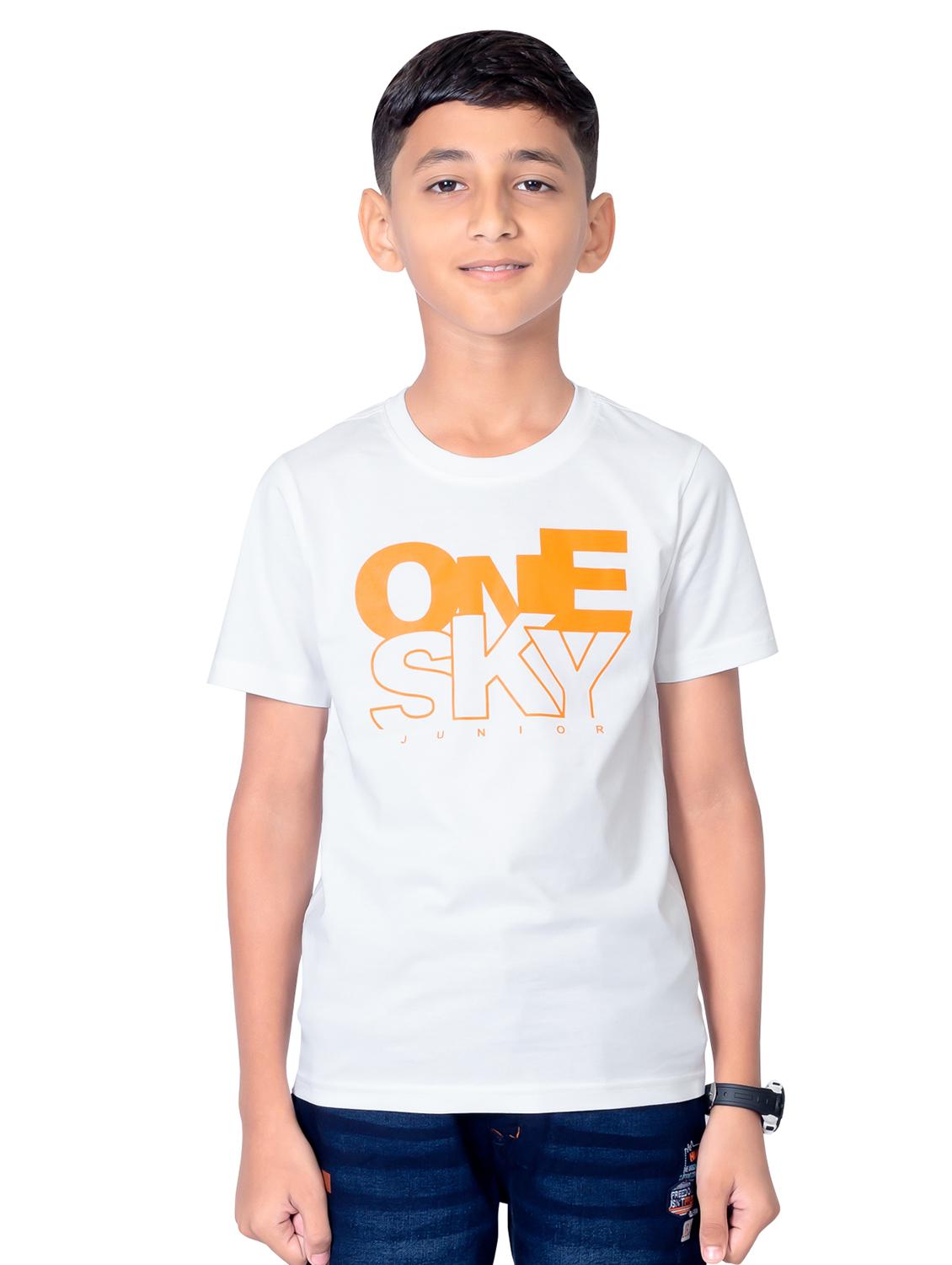 unisex front printed round neck t-shirt - 21627845 - Zoom Image - 0