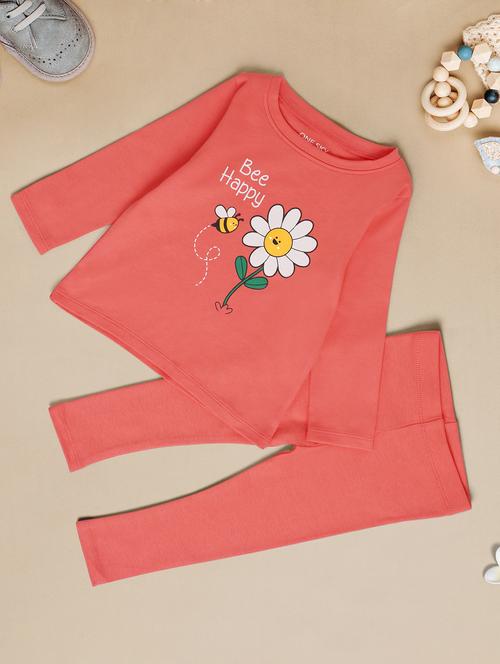 girls printed full length co-ord set - 21628308 -  Standard Image - 0