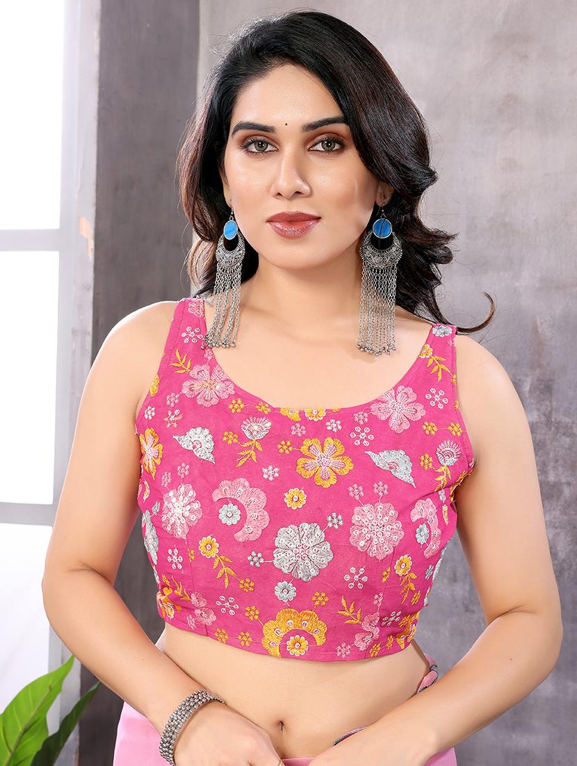 women ombre printed saree with blouse - 21628442 - Standard Image - 3