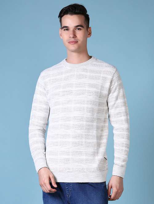 men self design long sleeve pullover - 21628482 -  Standard Image - 0