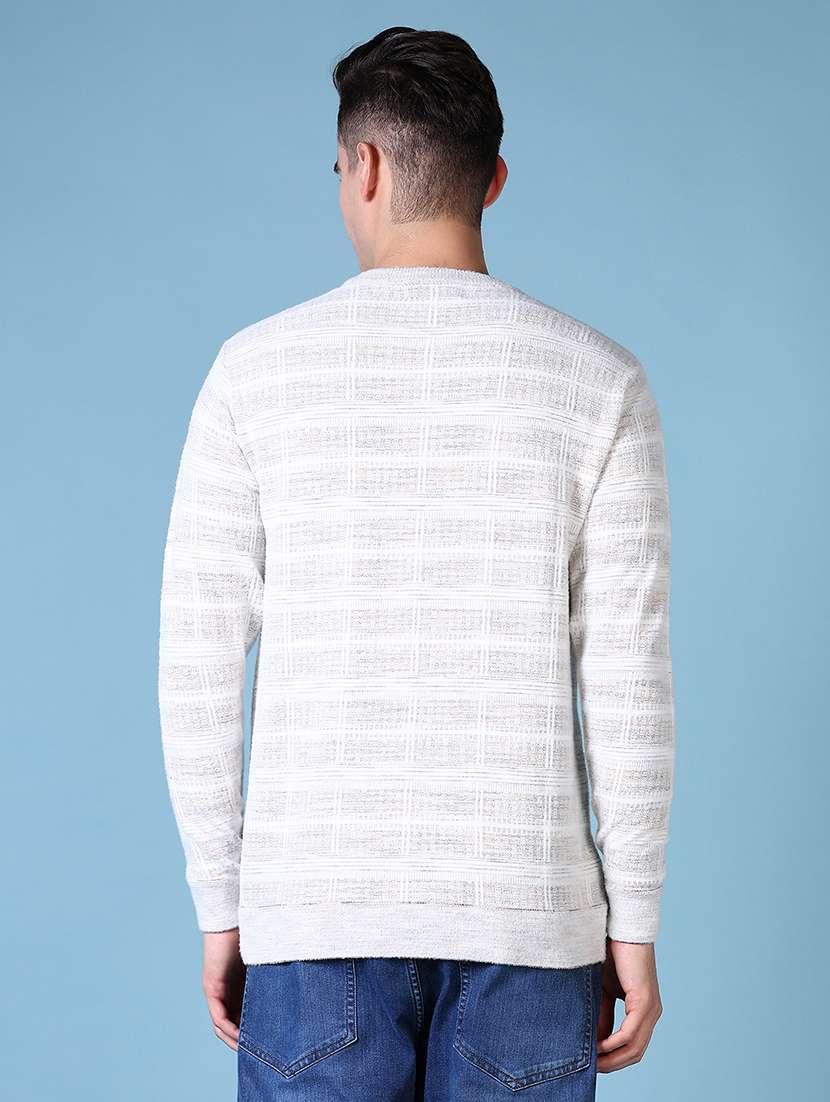 men self design long sleeve pullover - 21628482 -  Standard Image - 3