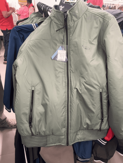 olive nylon casual jacket - 21628551 - Standard Image - 0