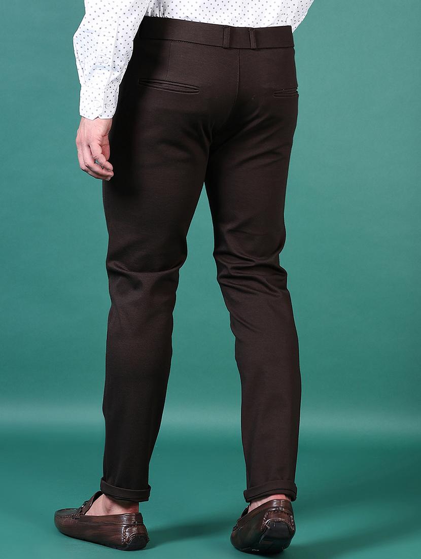 green cotton chinos casual trousers - 21628654 - Standard Image - 3