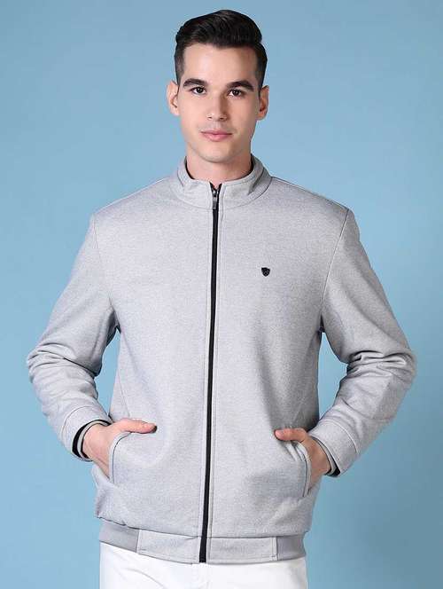 men solid long sleeve casual jacket - 21628966 -  Standard Image - 0