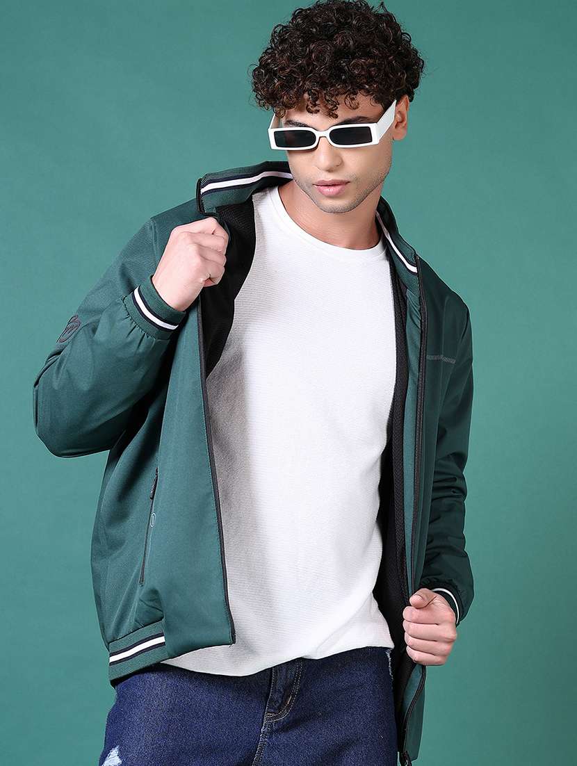 men solid long sleeve casual jacket - 21628969 -  Standard Image - 3