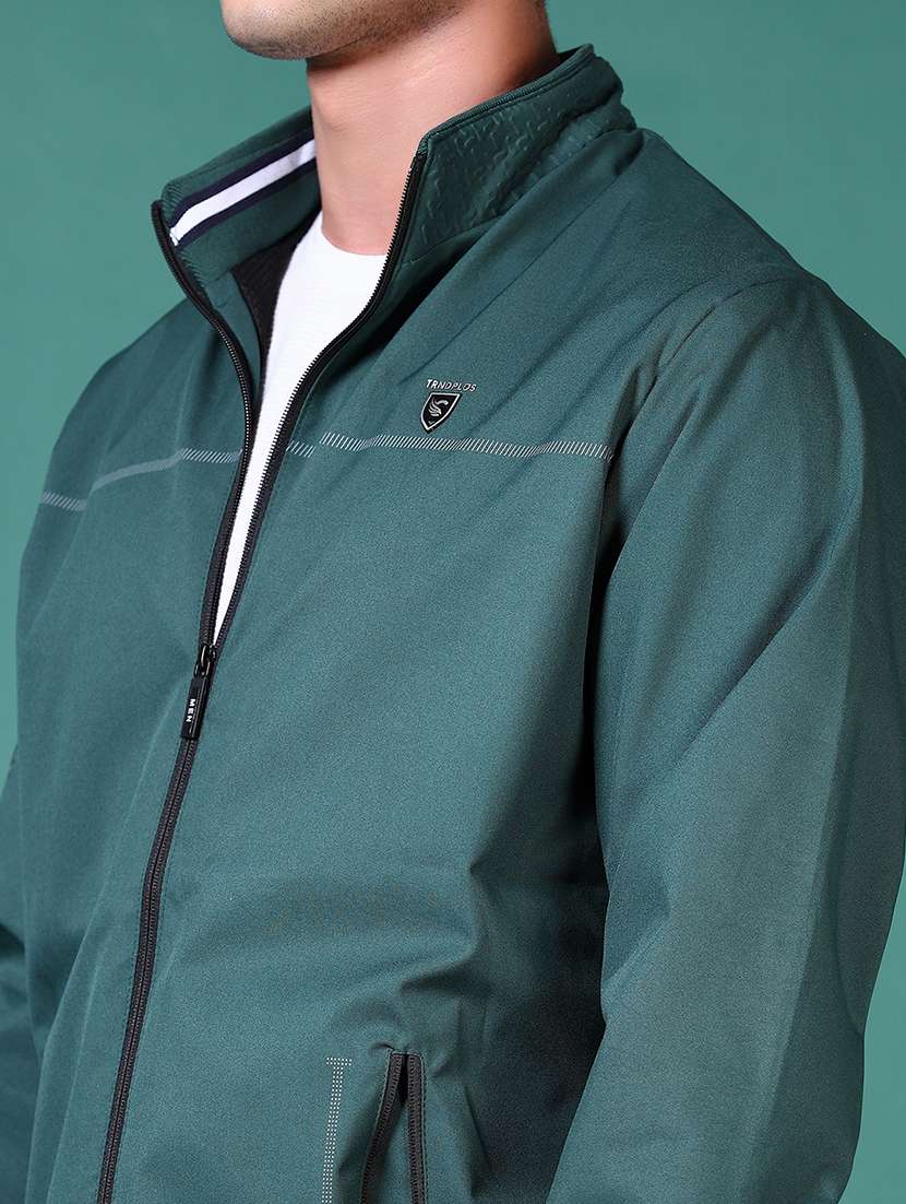 men solid long sleeve casual jacket - 21628969 -  Standard Image - 5