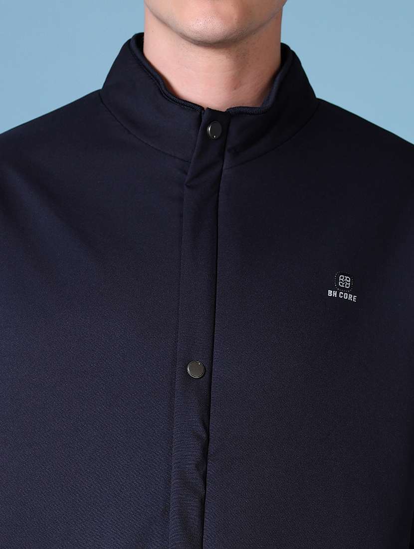 men solid long sleeve casual jacket - 21628970 -  Standard Image - 5