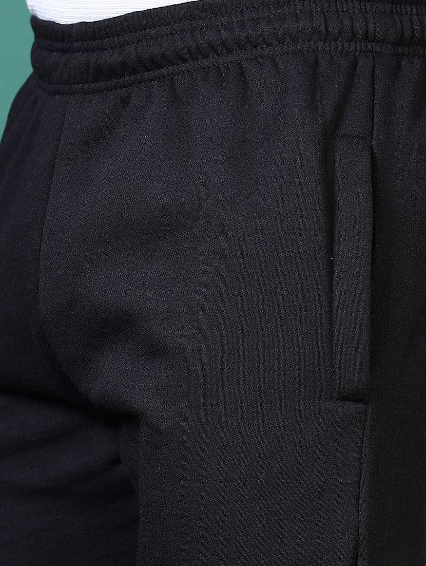 men solid full length track pant - 21629113 - Standard Image - 3
